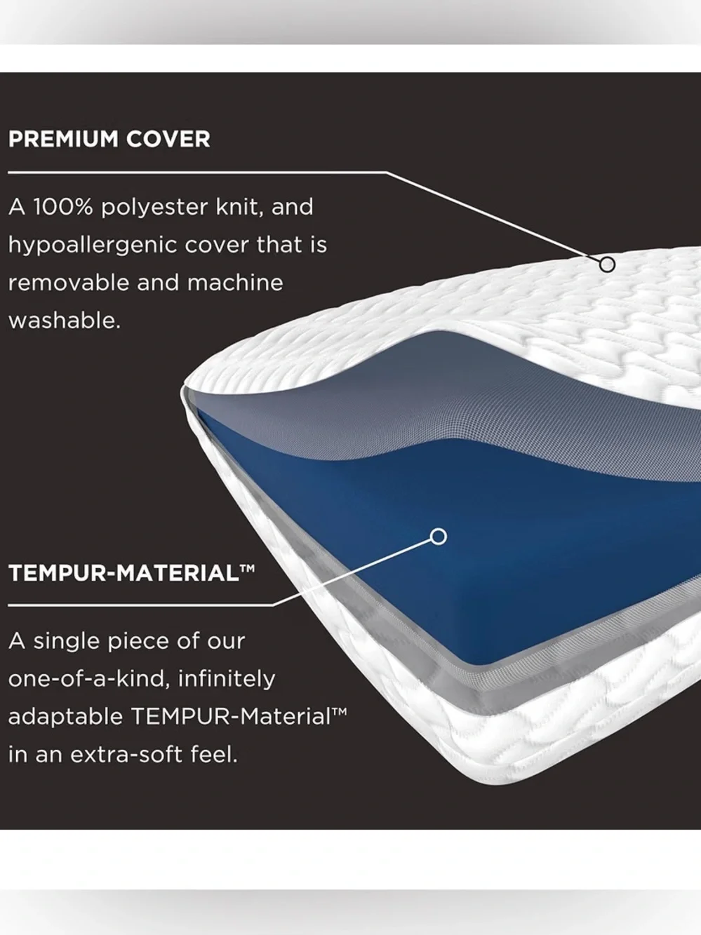 Tempur-Pedic Cloud Pillows 2 Pack